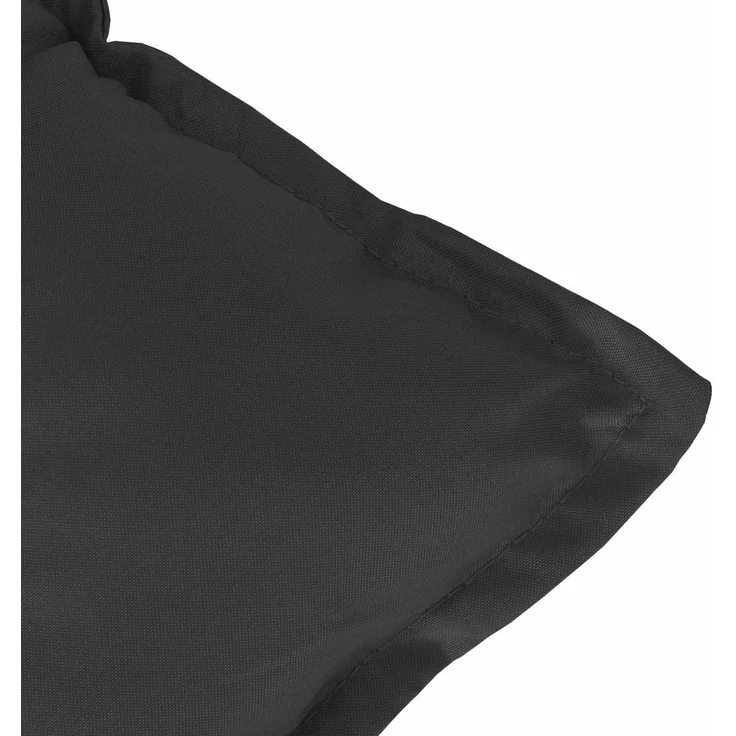 vidaXL Niedriglehner Stuhlkissen Set 2 pcs Melange Schwarz 4002400 – Bild 8