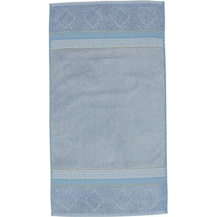 PiP Studio Handtuch STUDIO Soft Zellige Handtuch blue grey 55x100cm (1 Stück), Baumwolle (320905) – Bild 4