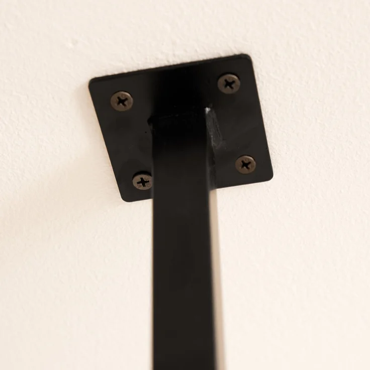HOME DELUXE Garderobenleiste aus Metall inkl. Kleiderbügel und S-Haken SWAY Schwarz – Bild 10