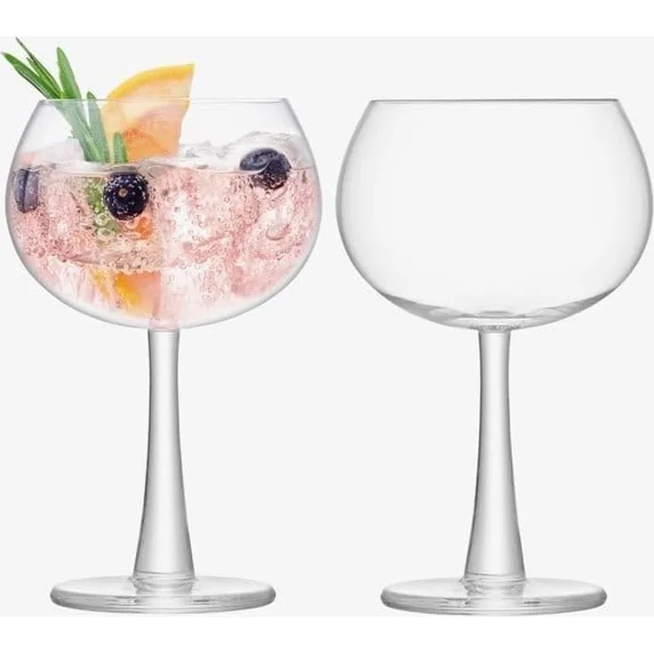 LSA Handgefertigte Cognakschwenker für Gin, 420 ml, 2er-Set Geschenkverpackung