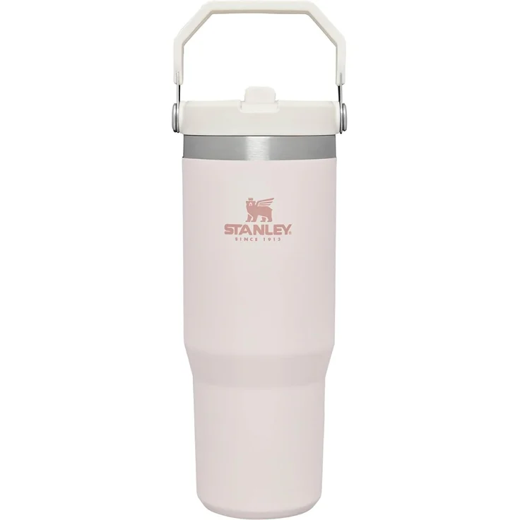 Stanley Isolierbecher The Iceflow Flip Straw Tumbler 0,89l Rose Quartz – Bild 1
