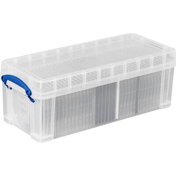 Really Useful Box Aufbewahrungsbox 6,5 l - 18,0 x 43,0 x 16,0 cm transparent – Bild 2