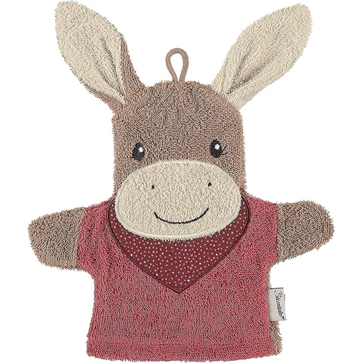 Sterntaler Spiel-Waschhandschuh Emmily mittelblau – Bild 1