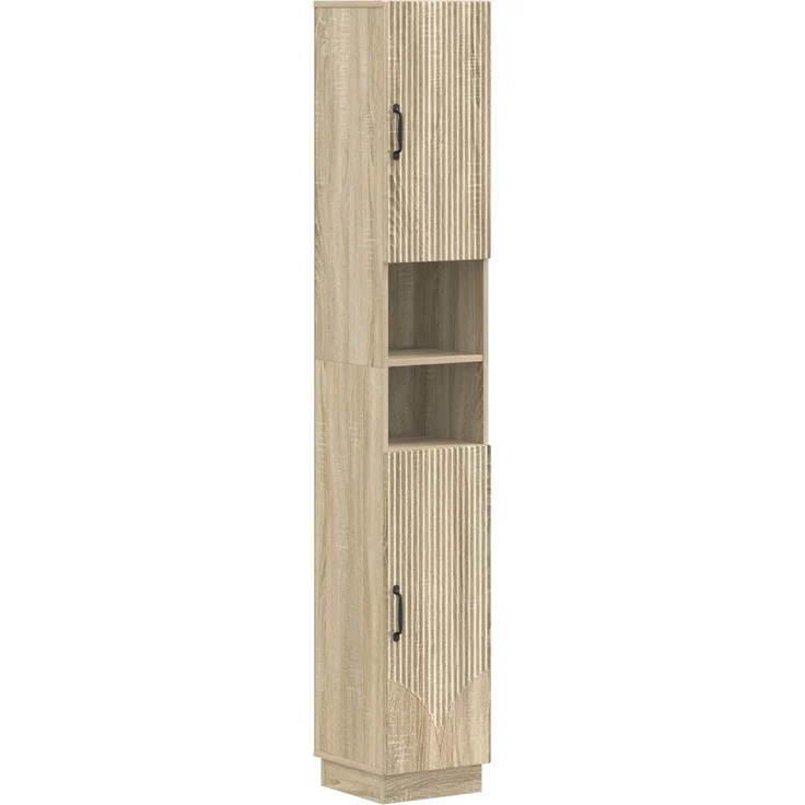 vidaXL 3-teiliges Badezimmer-Schranksystem HOORN Sonoma-Eiche 3417470 – Bild 5