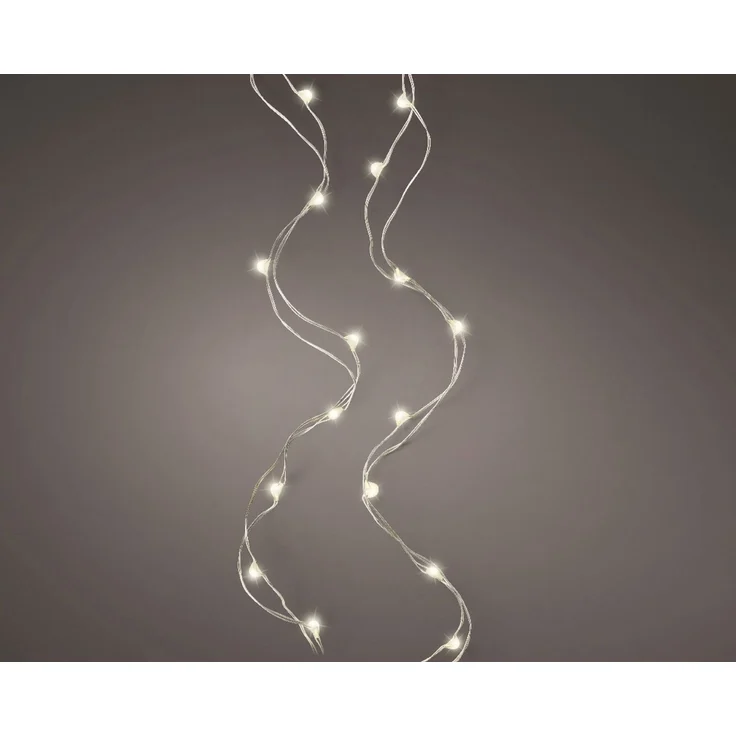 Kaemingk Micro LED Strangbeleuchtung Lichterkette mit 60 Lichter warmweiß – Bild 1