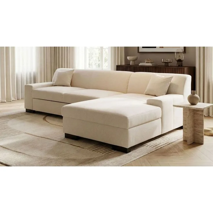 OTTO home Ecksofa Faxxe 268 x 153 cm, auch mit Schlaffunktion, aus pflegeleichtem, weichem Bezugsstoff, L-Form