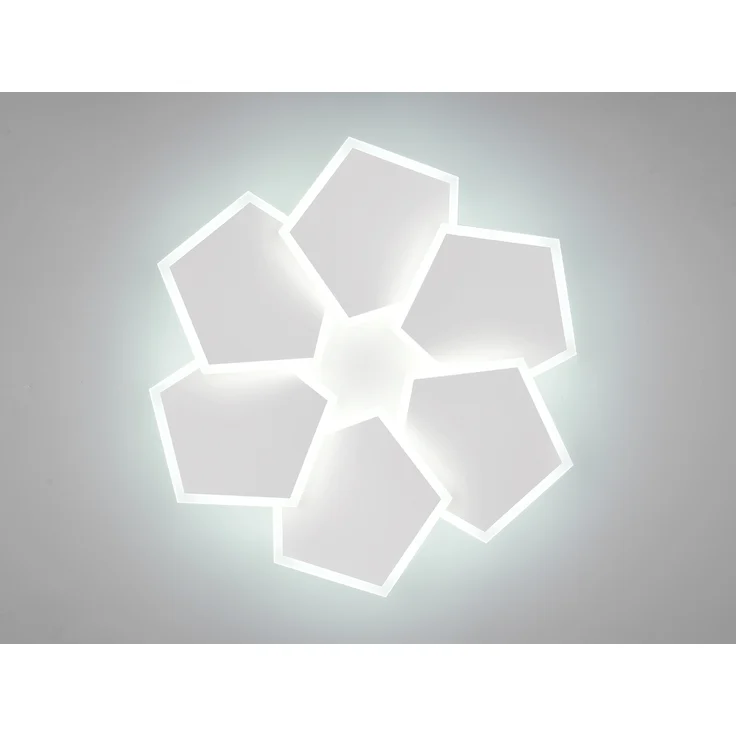 LED Deckenleuchte ZAYA mit Fernbedienung & 3 Lichtfarben, Weiß Ø 50,5cm – Bild 6