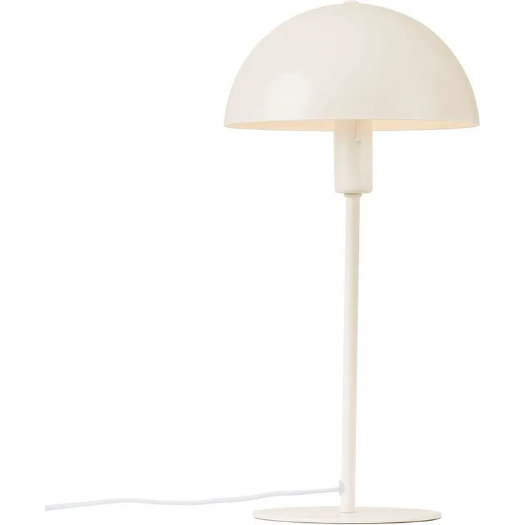 Nordlux Tischlampe 'Ellen 20' mit Kabelschalter, Metall beige, E14, 15x41,5 cm