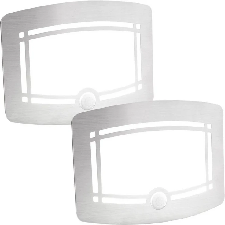 Casativo LED Wandleuchte Helle Batterie-LED-Wandleuchte 40lm Sensorleuchte Reichweite 3m, (12 LEDs, 0,9 Watt, 4000K), LED fest integriert, PIR-Bewegungssensor/Lichtsensor/15x11x4 cm/Erfassungswinkel 100° – Bild 2