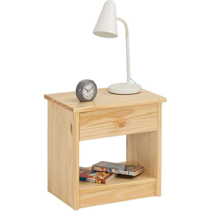 IDIMEX Nachtkommode MORITZ, Nachttisch Nachtkommode Nachtkonsole Kiefer Massivholz lackiert Landha – Bild 1