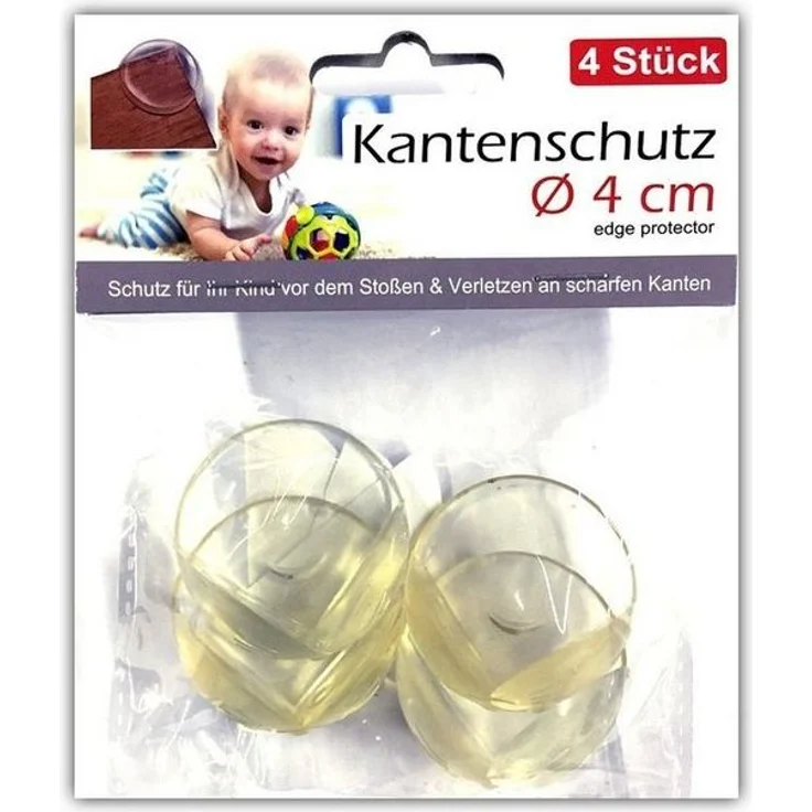 HAC24 Kindersicherung Tischkantenschutz Rund Kinder Baby Kantenschutz Eckenschutz, Ø 4 cm – Bild 1