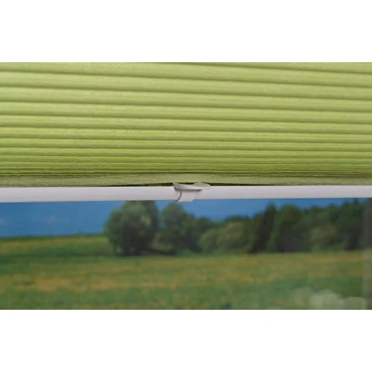 Khome 665634-29 Klemmfix-Plissee, Polyester, Grün – Bild 8