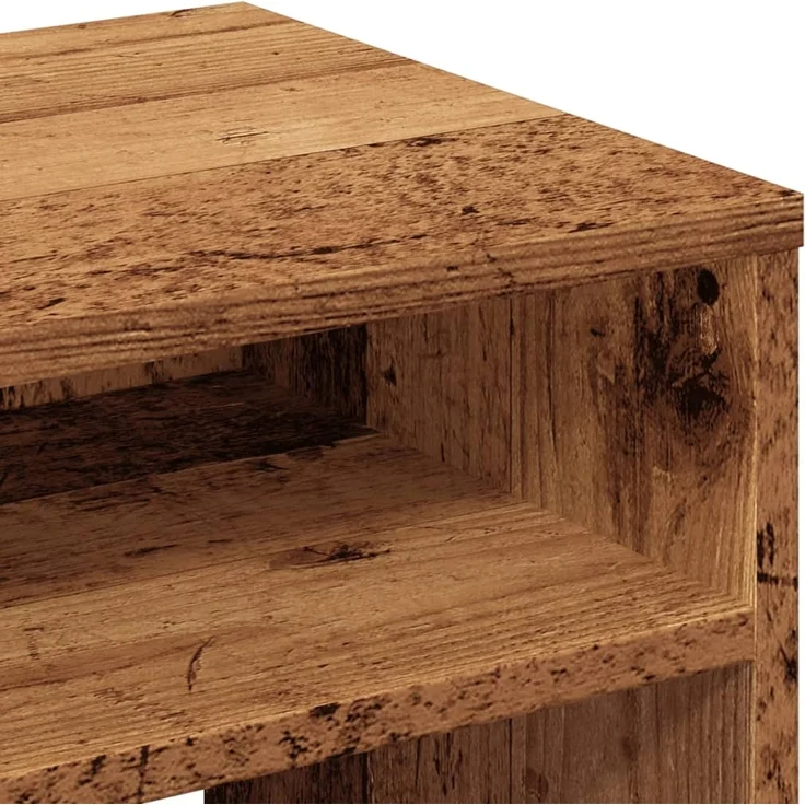 vidaXL Nachttisch Altholz-Optik 40x30x40 cm Holzwerkstoff 855762 – Bild 7