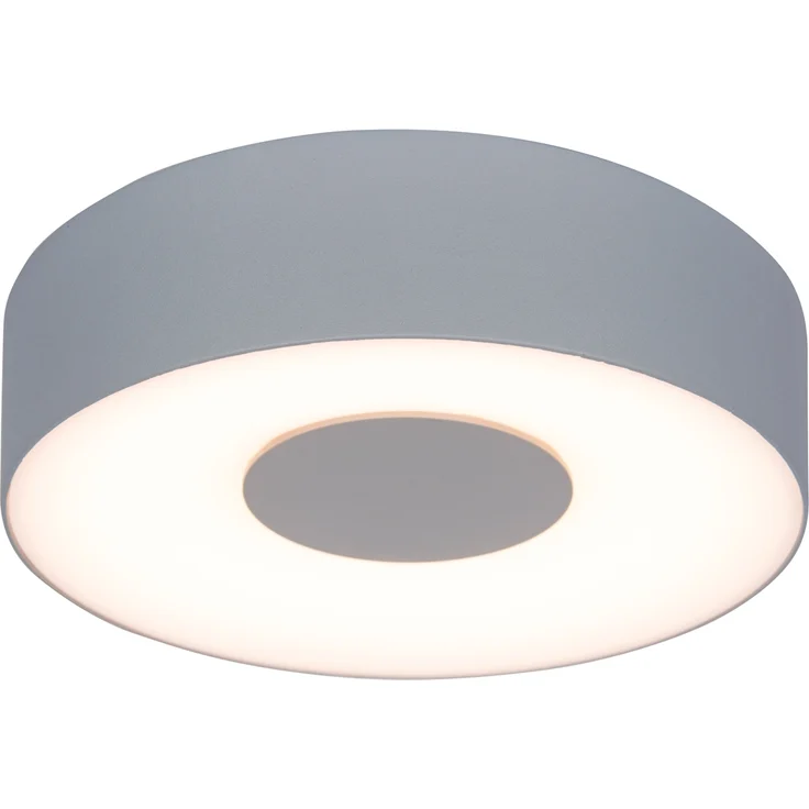 LED Außenleuchte für Decke & Wand UBLO Aluminium Silber, Ø19cm - IP44 – Bild 2