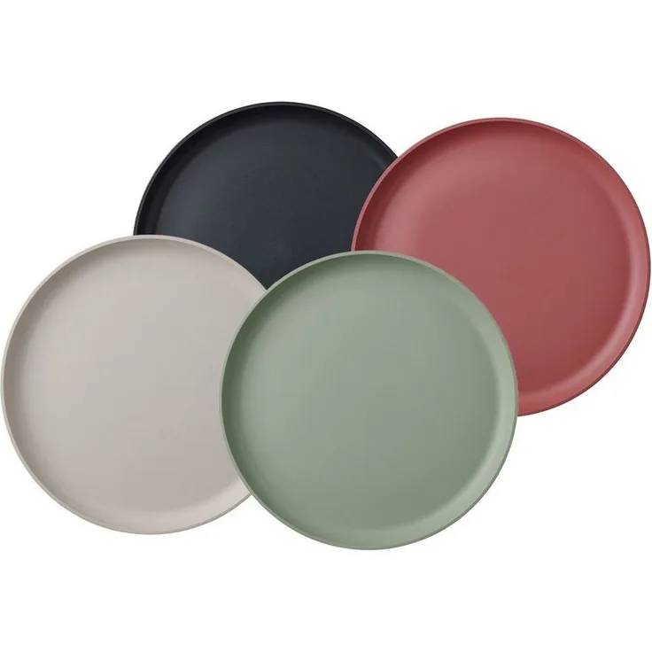 Mepal SILUETA Essteller ø 26 cm 4er Set Bunt