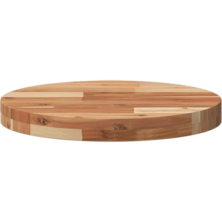vidaXL Tischplatte Rund Ø40x4 cm Massivholz Akazie 4008700 – Bild 4