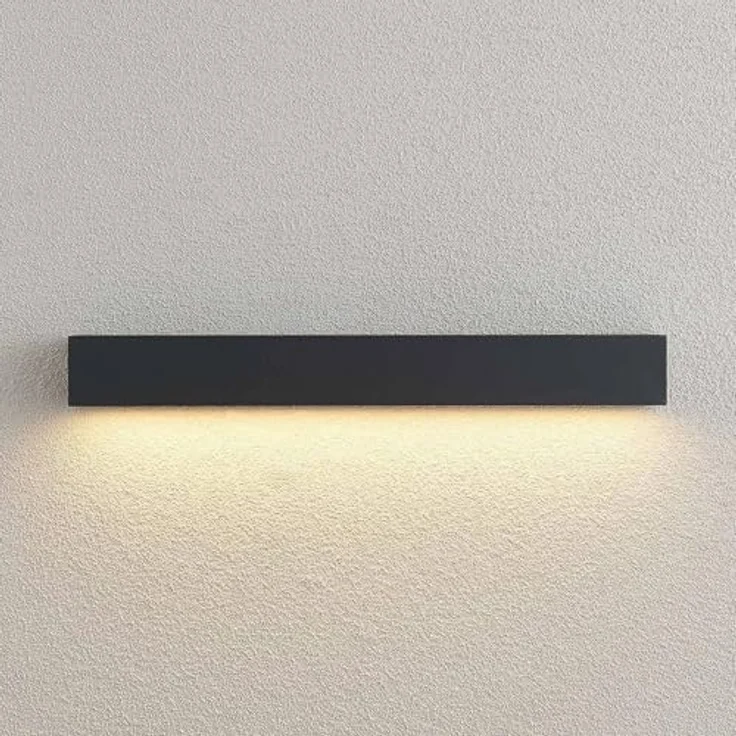 Lucande LED Wandleuchte anthrazit, Downlight Wandstrahler mit 1155lm, IP65, 18W warmweiß 3000K für Außenbereich – Bild 5