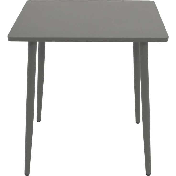 DEGAMO DENVER Bistrotisch, Stahl, grau, 70x70cm – Bild 3