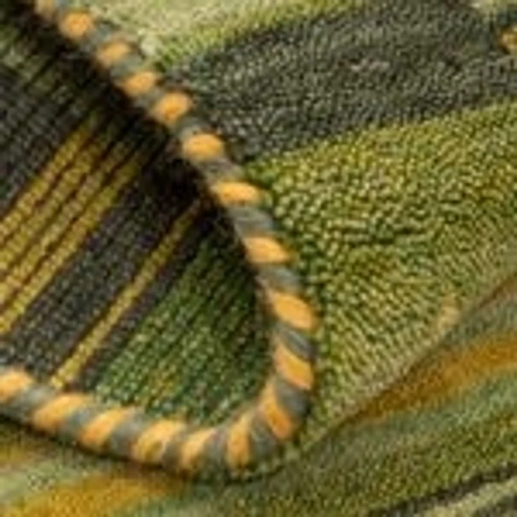 Gabbeh Teppich - Softy - 90x60 cm - grün – Bild 5