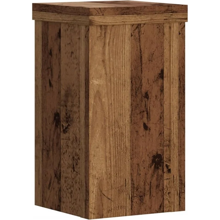 vidaXL Pflanzenständer 2 Stk. Altholz-Optik 10x10x18 cm Holzwerkstoff 852886 – Bild 3