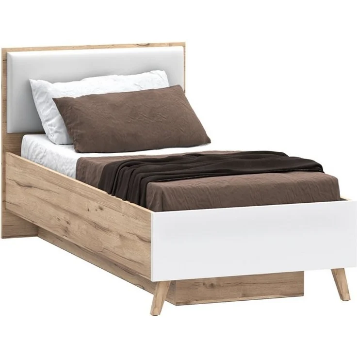 FORTE Stauraumbett Vankka viel Stauraum, skandinavisches Design, Made in Europe, aufklappbarer Lattenrost, weitere Produkte zur Serie erhältlich – Bild 4