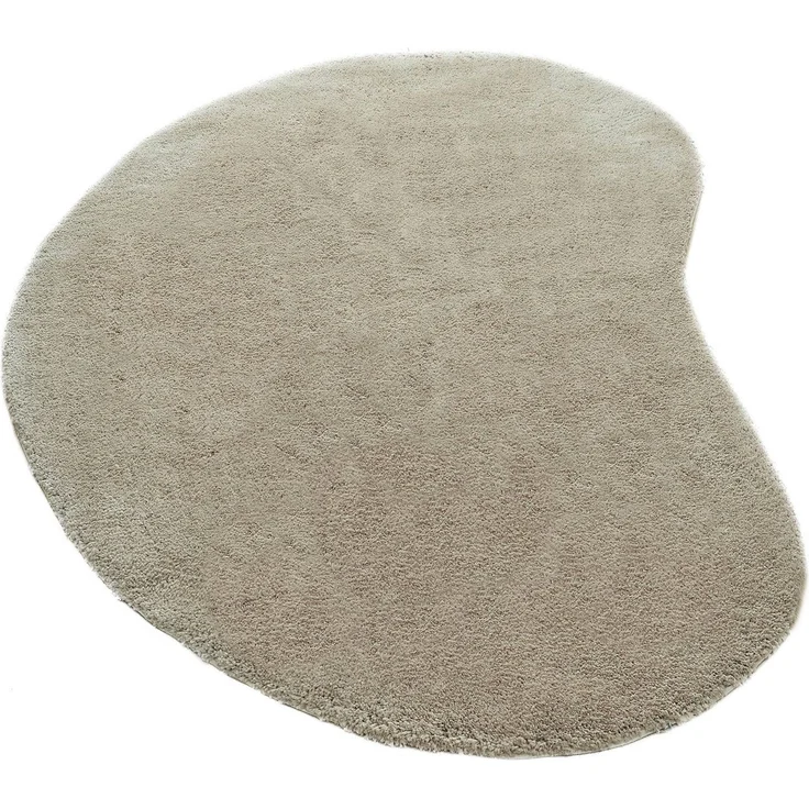 LeGer Home by Lena Gercke Hochflor-Teppich Halrum, einfarbig, besondere Form, modern, U-förmig, Höhe: 25 mm, organische Form, bean shape, kuschelig, Wohnzimmer, Schlafzimmer – Bild 2