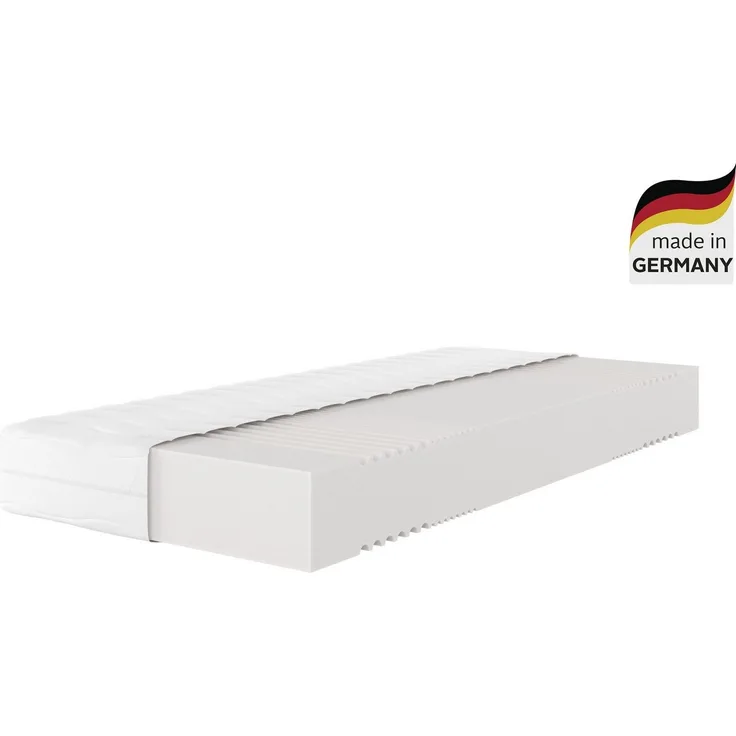 Komfortschaummatratze Lasse, Premiumqualität, 7 Zonen Matratze 90x200 cm, 140x200 cm, Älgdröm, 22 cm hoch, in H2/H3/H4, ergonomisch, atmungsaktiv, orthopädisch