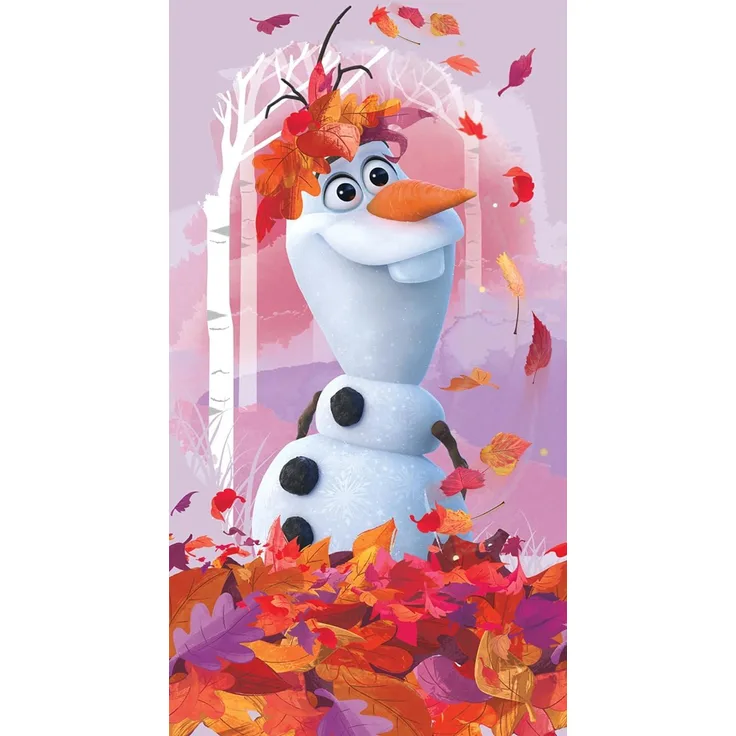 Strandtuch Disney Frozen 2 Die Eiskönigin 'Olaf' 75x150