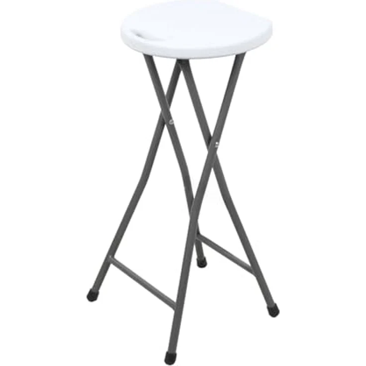 Sunnydays klappbarer Barhocker Tresenhocker Bar-Hocker 223207 weiß – Bild 1