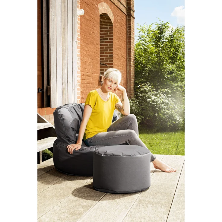 Sitting Point Sitzsack Scuba Bebop Uni in grau – Bild 6