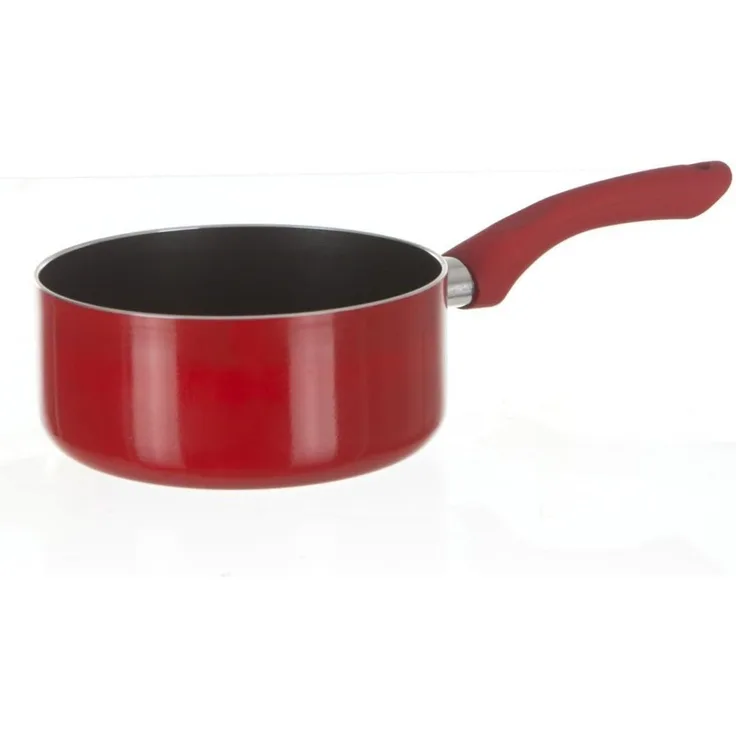 Kochtopf mit Henkel, Aluminium, Topf, Ø 18 cm, rot