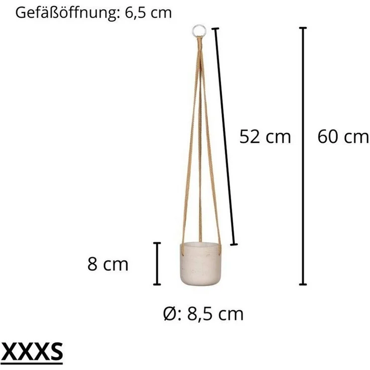 finestgreen Blumenampel Handgefertigte Blumenampel Hanging Charlie – Bild 3