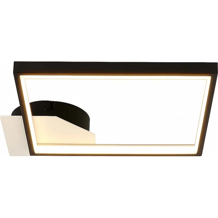 LED Deckenleuchte, Metall, schwarz, L 29 cm – Bild 1