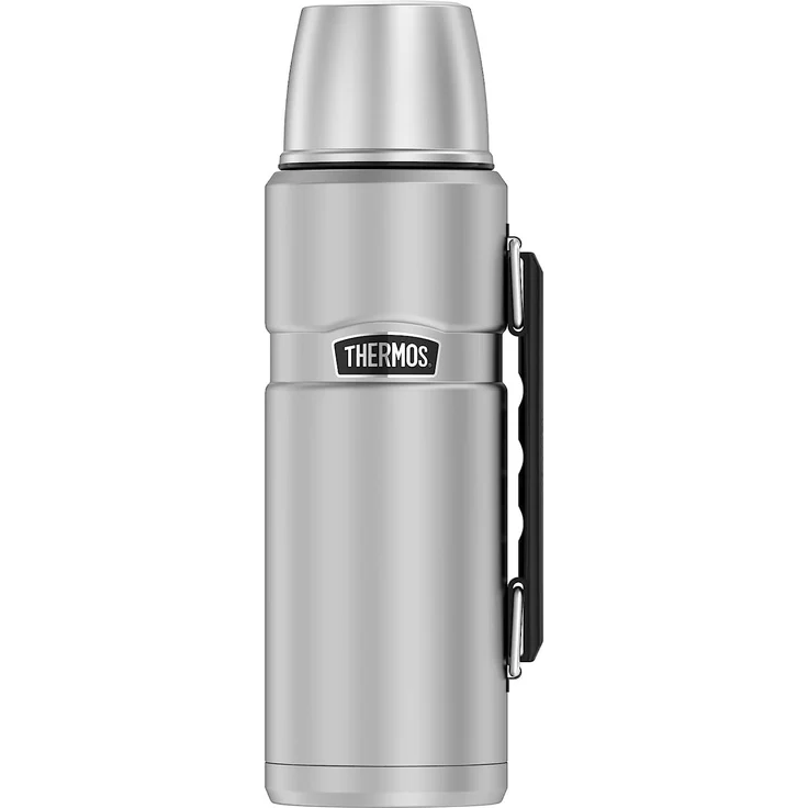 Thermos Isolierflasche 'King', 1, 2 L, edelstahl – Bild 1