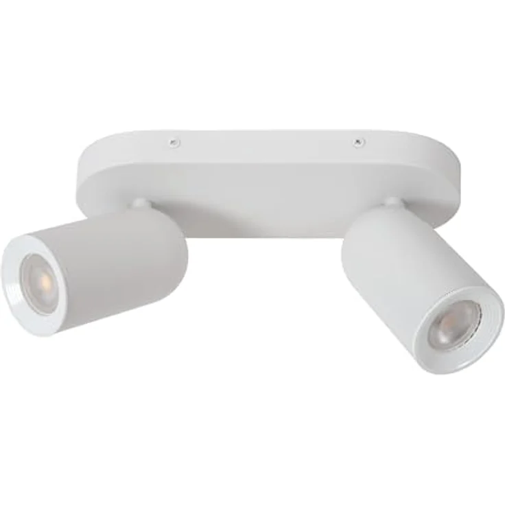 LUCIDE PUNCH Deckenstrahler, dreh- und kippbar, 2xGU10, Weiß, LED-kompatibel – Bild 2