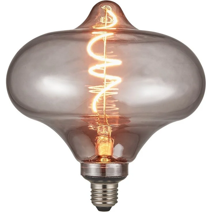 Nordlux LED-Leuchtmittel Deco E27 Lampe G186 Lantern Dimmbar 1700K Leuchtmittel Rauchfarben, E27, warmweiss, dimmbar – Bild 3