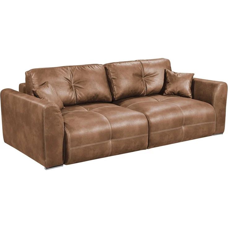 ED EXCITING DESIGN Schlafsofa Dolan, mit Bettfunktion und Bettkasten, sowie Rücken- und Zierkissen – Bild 3