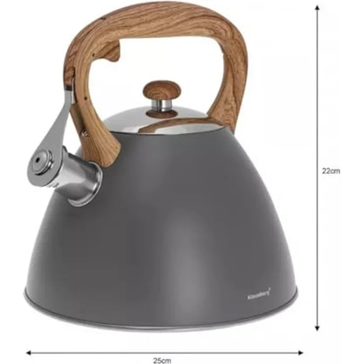 Klausberg Klausberg Wasserkocher mit Pfeife 3l 7769 – Bild 7