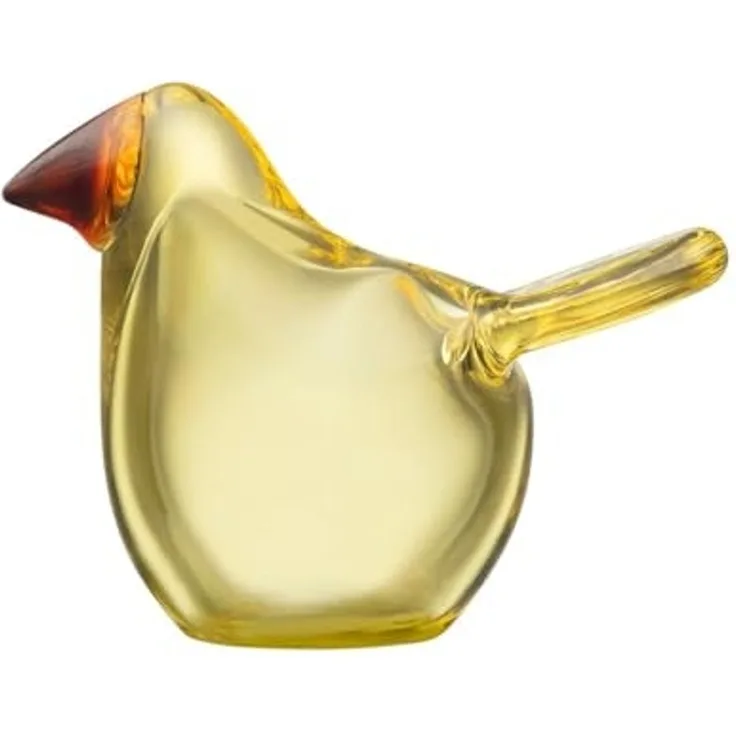iittala Birds by Toikka Fliegenfänger gelb/kupfer