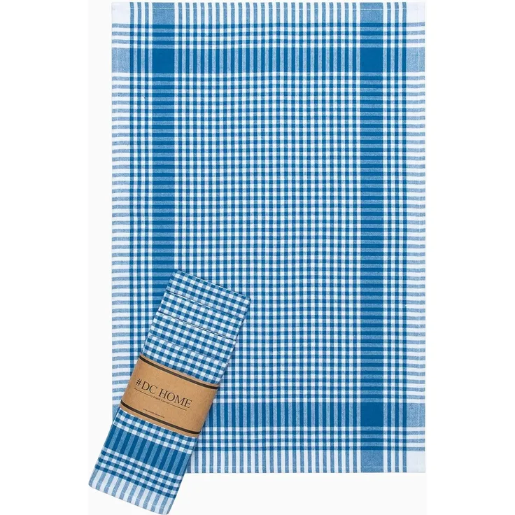 Hermia Concept 'Poti - Blue' Handtuch-Set (5-teilig), Blau, 45 x 65 cm