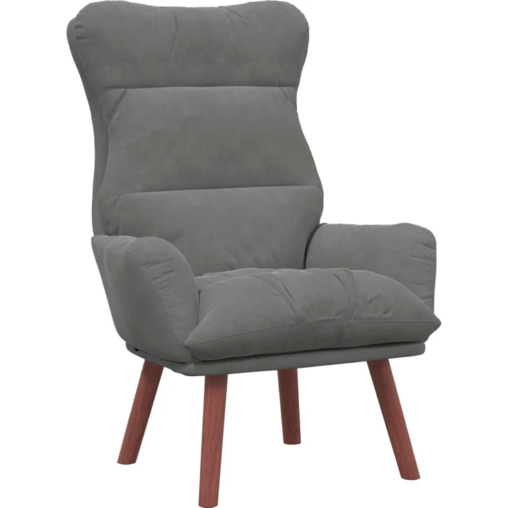 vidaXL Sessel Dunkelgrau 69 x 74 x 93 cm Samt 42001835 – Bild 1
