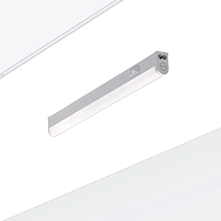 Oktaplex lighting LED Unterbauleuchte Riga Unterschranklampe 28cm 340lm 4W, Ein-/Ausschalter, LED fest verbaut, Warmweiß, 3000K Lichtleiste Küche Unterschrankleuchte – Bild 2