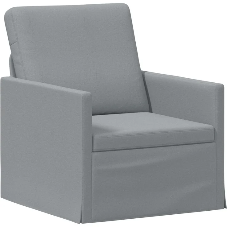 vidaXL Sofa-Set 2 pcs Hellgrau Stoff 3433134 – Bild 2