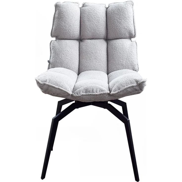 KAWOLA Esszimmerstuhl BARO Drehstuhl Stoff grau 86 x 65 x 54 cm – Bild 3