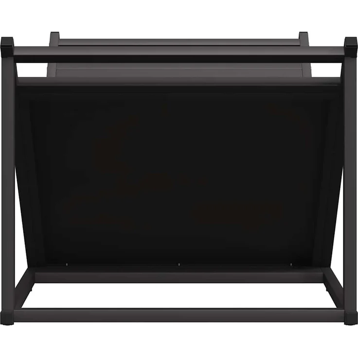 vidaXL Brennholzregal Schwarz 70x43x34,5 cm Kaltgewalzter Stahl 864173 – Bild 5