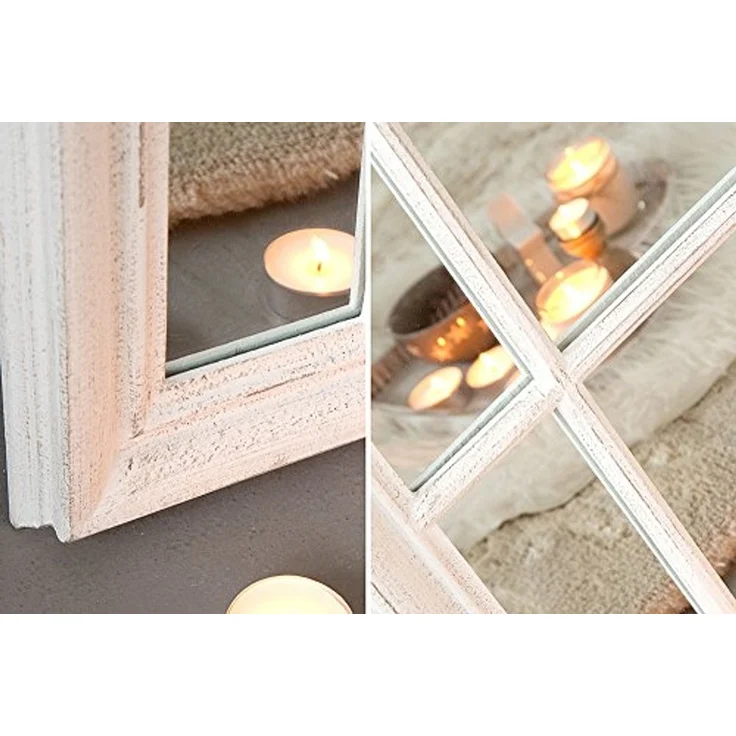 riess-ambiente Wandspiegel CASTILLO 140cm creme (Einzelartikel, 1-St), Wohnzimmer · halbrund · Holz · mit Rahmen · groß · Deko – Bild 5