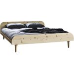 Karup Design TWIST Futonbett mit Lattenrost, Natur, 140x200 cm