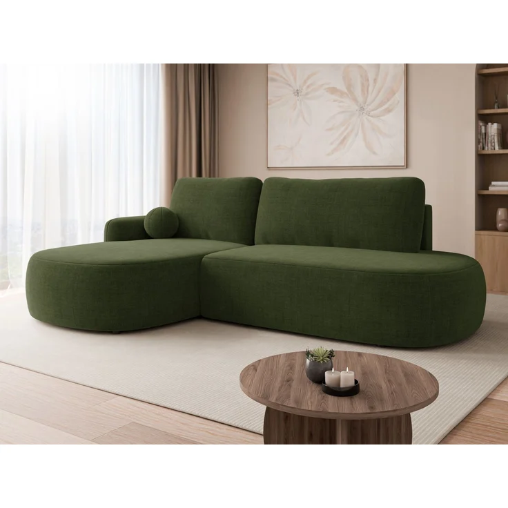 Mirjan24 Ecksofa Loridu O (Farbe: Golden 35, Seite: Links), 90 x 174 x 274 cm – Bild 3