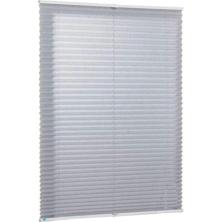 K-home 688899-40 Klemmfix-Plissee, Grau, 30x130 cm – Bild 2