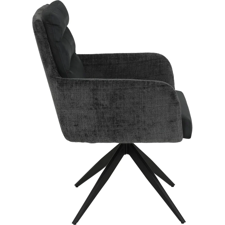 2er Set Sesselstuhl Leandra, XL Sitzbreite - Anthrazit – Bild 5